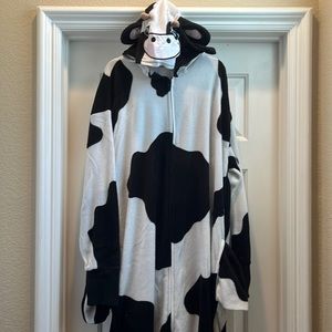 Adult Onsie Cow Costume